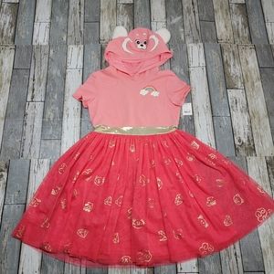 Disney Pixar's Turning Red- red panda Hooded dress size XL Color Pink. #C-R9